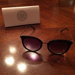 Claudia G Sunglasses and Leather Case